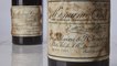 La bouteille de vin la plus chère du monde a été vendue pour 558 000 dollars