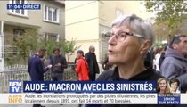 Inondations de l'Aude : le coup de gueule d'une sinistrée contre Emmanuel Macron