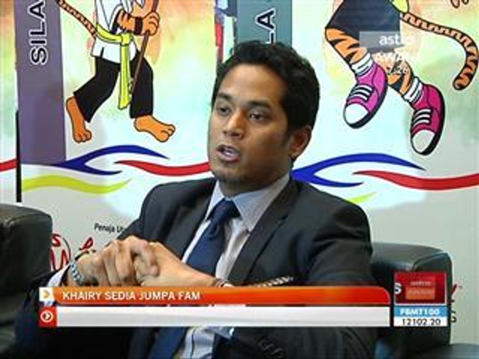 Khairy sedia berjumpa FAM