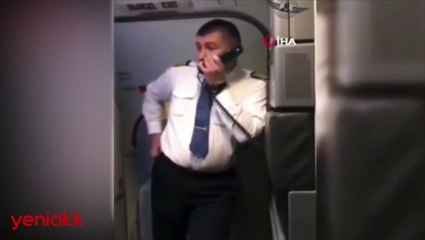 Antalya'ya iniş yapan Rus pilotun anonsu sosyal medyada viral oldu!