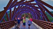 High Trestle Bridge :  un pont tout droit sorti d'un film de science fiction