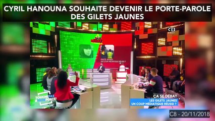 Cyril Hanouna se dit prêt à devenir le porte-parole des "gilets jaunes"