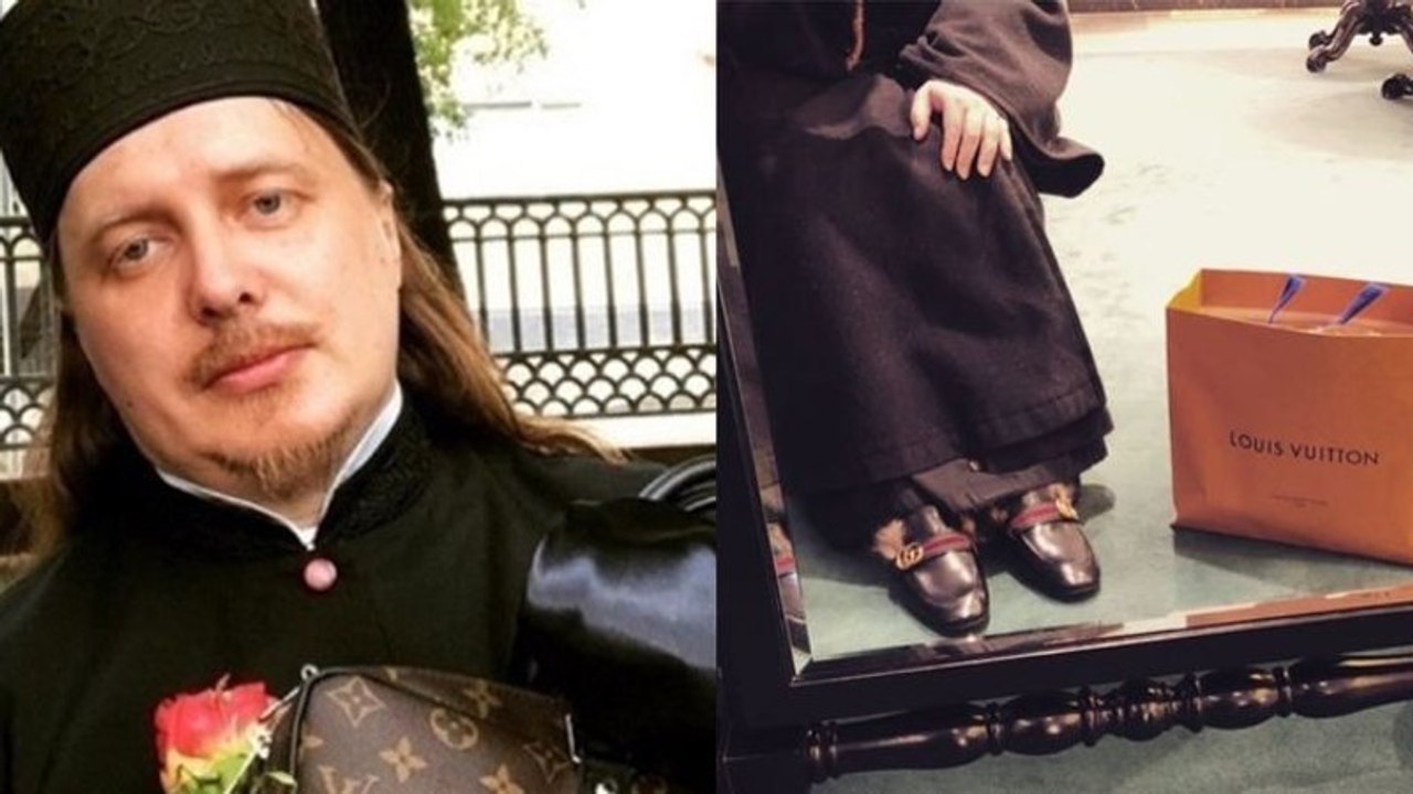Un prêtre pose en Gucci et Louis Vuitton et se met à dos l'église orthodoxe russe