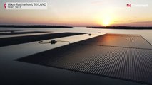 Tayland: 720 bin metre kare alana sahip 'dünyanın en büyük yüzen güneş panelleri'