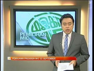 Pemilihan presiden MIC 22 September