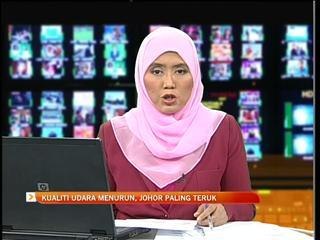 Kualiti udara menurun, Johor paling teruk