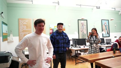 Brian John Spencer & Oisín Duddy - Brendan Duddy, Painting Unveiling - Ormeau Baths Gallery - 11th March 2022