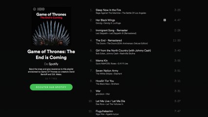 Game of Thrones : les créateurs de la série révèlent que la fin de la saison 8 est "cachée" dans cette playlist