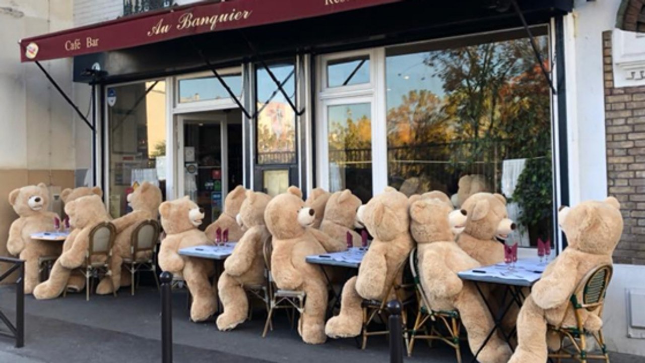 A Paris, des nounours géants font le buzz