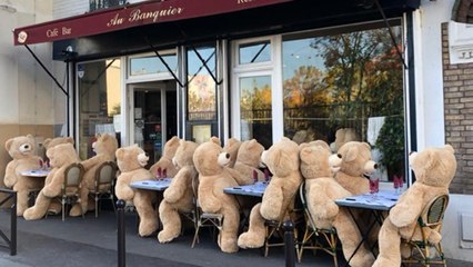 A Paris, des nounours géants font le buzz