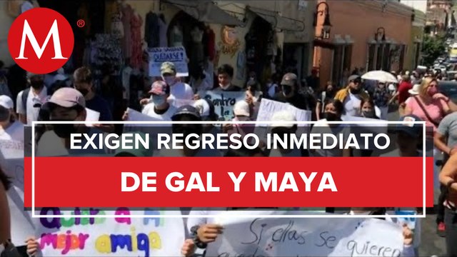 Amigos y familiares marchan por regreso inmediato de menores sustraídas