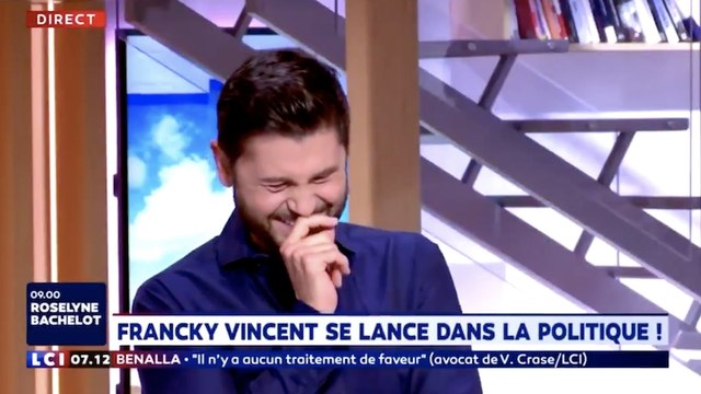 Francky Vincent se lance en politique : l'annonce qui déclenche un fou rire en direct