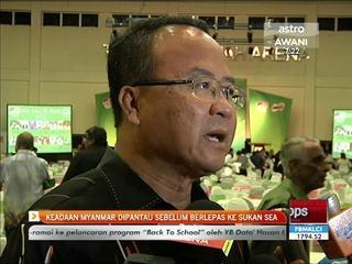 Keadaan Myanmar dipantau sebelum berlepas ke Sukan Sea