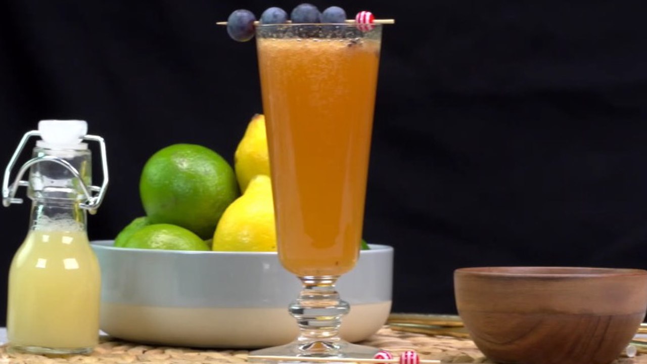 Réveillon du Nouvel An : la recette du cocktail New year's sparkler