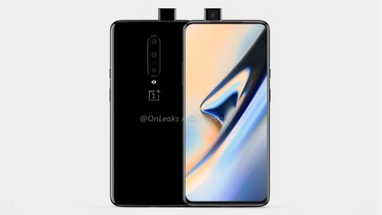 OnePlus 7 : des nouveaux rendus avec caméra frontale pop-up