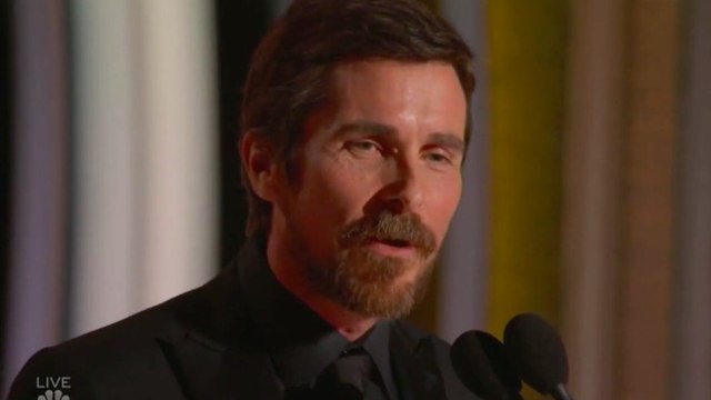 VIDEO - Merci Satan : le discours très étrange de Christian Bale lors des Golden Globes 2019
