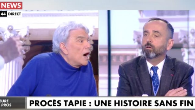 Tu nous les casses ! : gros clash entre Bernard Tapie et Robert Ménard sur CNews