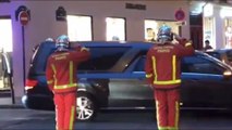 L'hommage des pompiers de Paris à leurs collègues décédés lors de l'incendie rue de Trévise