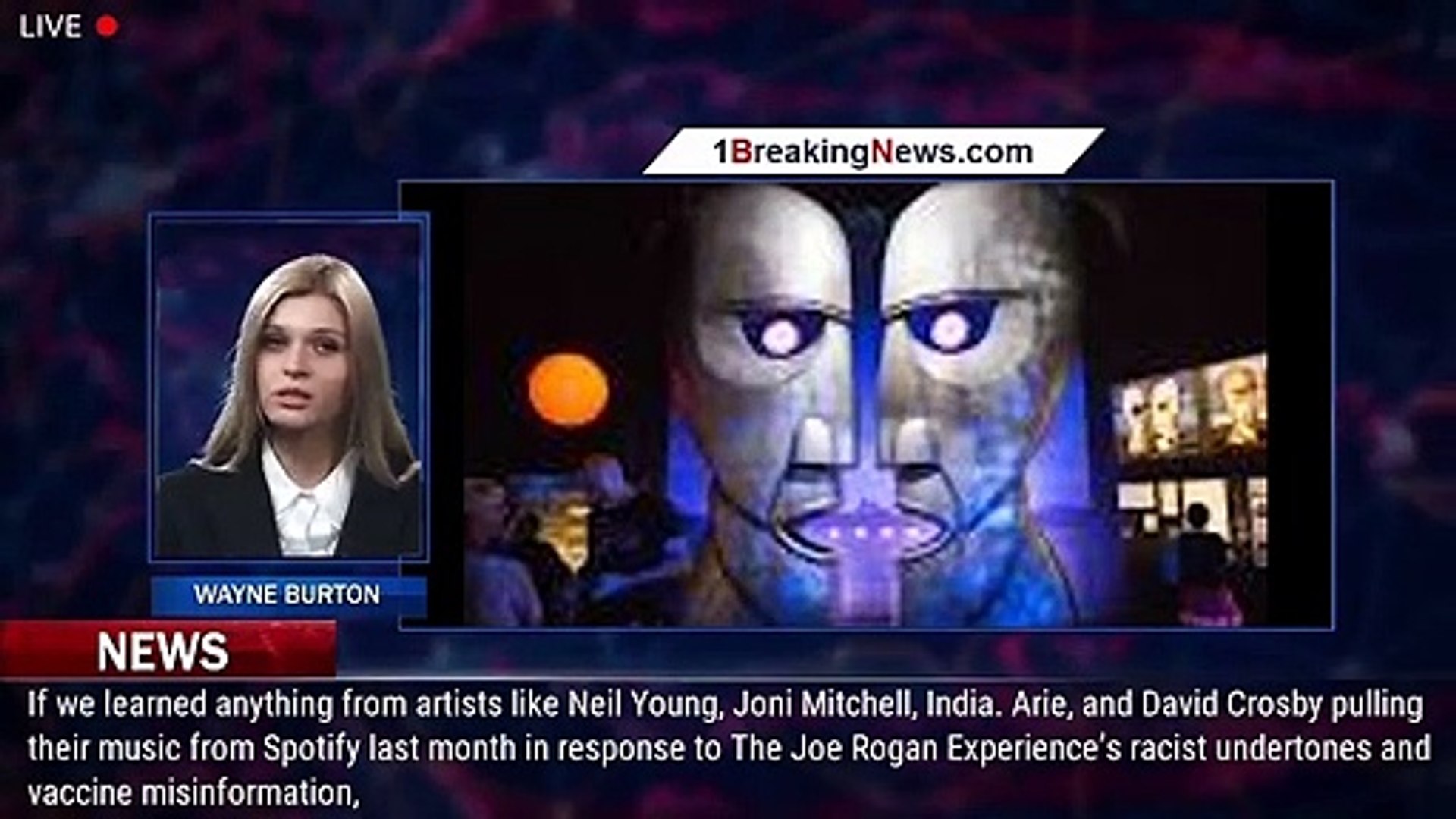 Pink Floyd Are Pulling Their Music From Russian Streaming Services - 1breakingnews.com