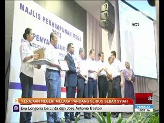 Kerajaan Negeri Melaka pandang serius kes syiah