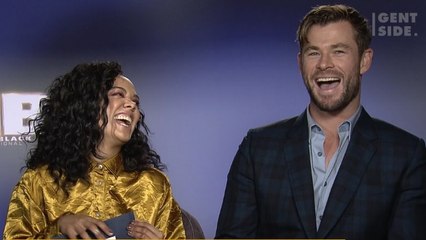 Chris Hemsworth et Tessa Thompson répondent à nos questions pour la sortie de Men In Black : International (VIDEO)