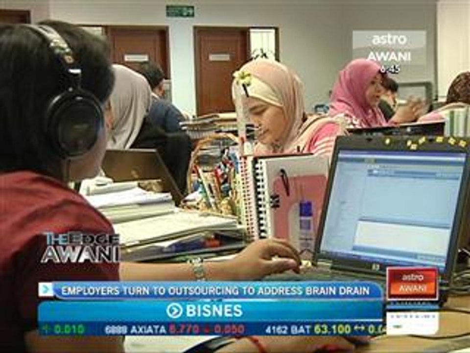 Employers turn to out sourcing to address brain drain