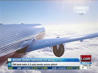 Boeing terima tempahan 259 model 777X