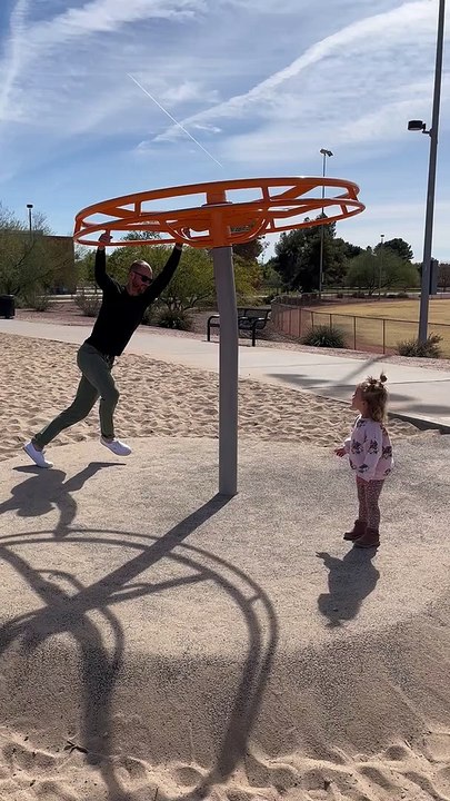 Dad Accidently Knocks Daughter Over