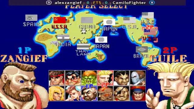 Street Fighter II': Champion Edition - alexzangief vs CamiloFighter
