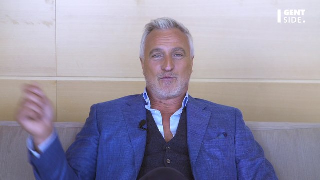 Interview : David Ginola casse les clichés masculins, Il m'arrive de verser une larme