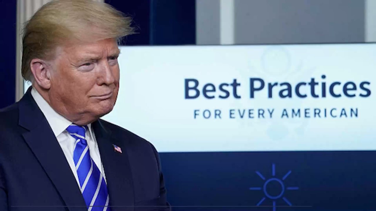 États-Unis : explosion des appels d'urgence pour ingestion de désinfectant après le discours de Donald Trump