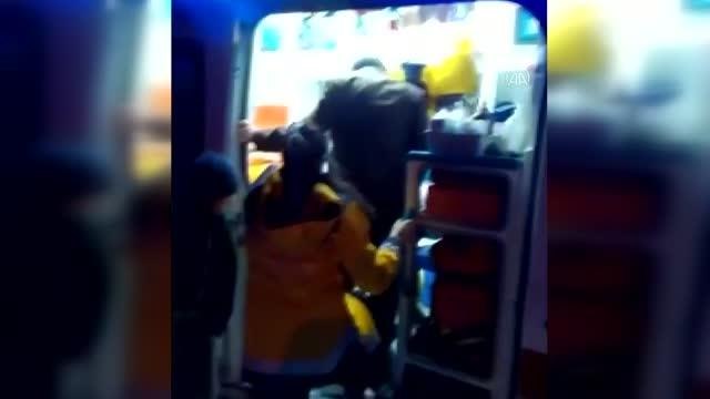 Kardan yolu kapanan köydeki kalp hastasının imdadına kurtarma ekipleri yetişti