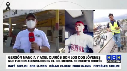¡Sigue violencia! Dos hombres son asesinados en el bo. Medina, Puerto Cortés