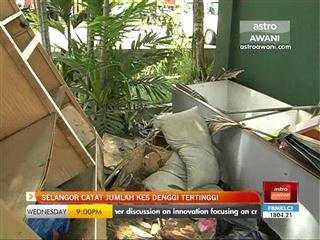 Selangor catat jumlah kes denggi tertinggi