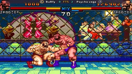 Street Fighter II' - Mix (Hack) - BuRfy vs Psycho vega