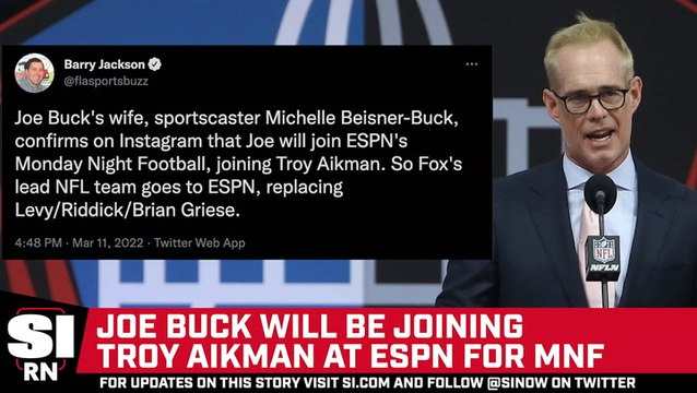 Joe Buck Leaving Fox to Join Troy Aikman at ESPN