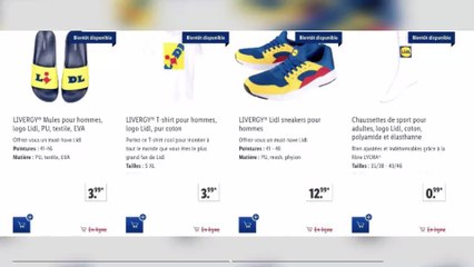 Lidl : les magasins lancent une collection de claquettes, chaussettes, baskets