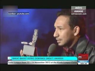 Bakat-bakat Astro dominasi Shout! Awards
