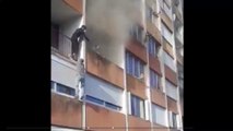 Incendie à Montereau-Fault-Yonne : des jeunes escaladent un immeuble pour sauver des habitants pris au piège