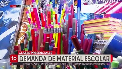 Download Video: Aumenta la venta de material escolar tras el anuncio del retorno a clases presenciales