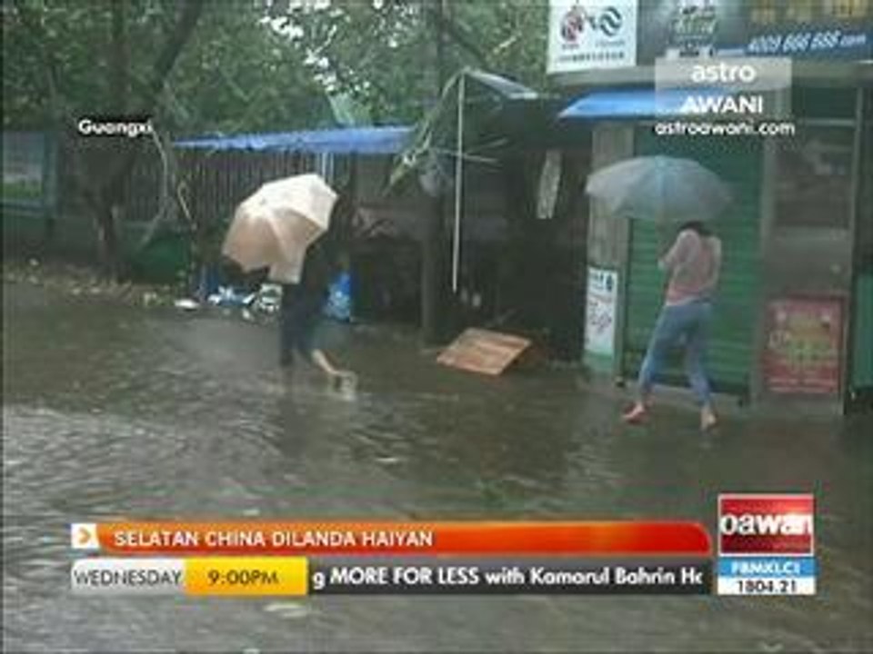 Selatan China dilanda Haiyan