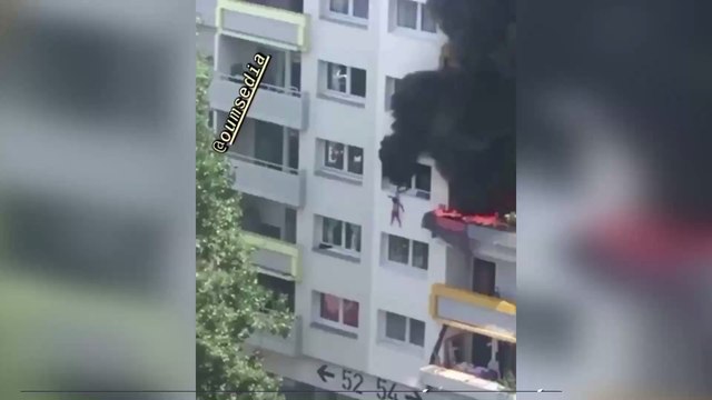 Grenoble : deux enfants sautent d'une douzaine de mètres pour échapper à un incendie (VIDÉO)