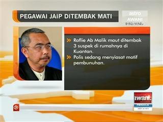 Pegawai JAIP ditembak mati