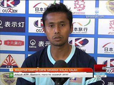 Malaysia hampir capai sasaran walau kalah