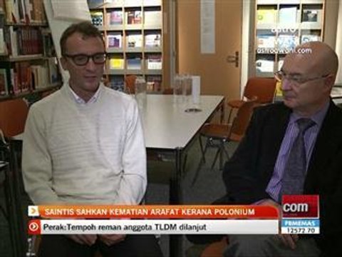 Saintis sahkan kematian Arafat kerana Polonium