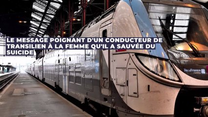 Réseaux sociaux : le message puissant d'un conducteur de Transilien à la femme qu'il a sauvée du suicide