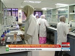 MOSTI: Malaysia kurang penyelidik, saintis dan jurutera