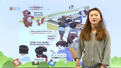 5. Unit 3 What would you like？PartA|小学英语|课文|五年级上