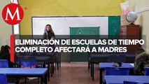 Madres están preocupadas por la eliminación de escuelas de tiempo completo