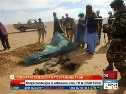 Pendatang diseludup mati di padang pasir